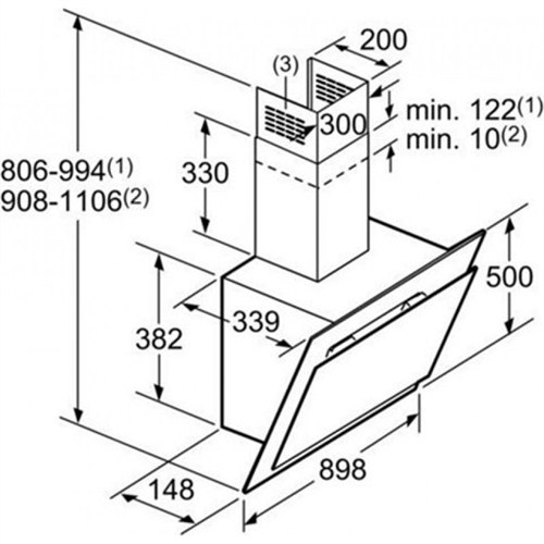 Máy hút mùi Bosch DWK09G660